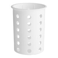 Steril-Sil RP-25-WHITE White Perforated Plastic Flatware Cylinder