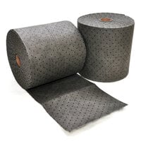 Spilfyter DB-91 16" x 150' Universal Gray Heavy Weight Absorbent Roll - 2/Case