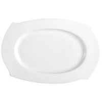 CAC PHA-14 Philadelphia 13 1/2" Super White Porcelain Platter - 12/Case