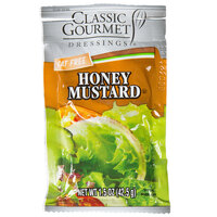 Classic Gourmet Honey Mustard Dressing 1.5 oz. Portion Packet - 60/Case