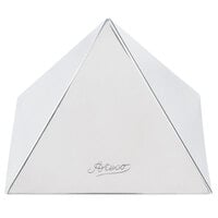 Ateco 4937 4 3/4" x 3 1/4" Stainless Steel Large Pyramid Mold
