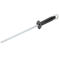 Victorinox 7.8991.2 10" Regular Cut Knife Sharpening Steel with Black Plastic Handle