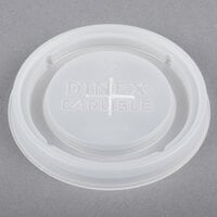 Dinex DX5600ST8714 Translucent Disposable Lid with Straw Slot for Dinex DXFT607 6 oz. Clear Fenwick SAN Tumbler - 1000/Case