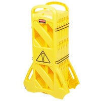 Rubbermaid FG9S1100YEL Yellow Portable Safety/Wet Floor Barrier