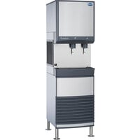 Follett 50FB425A-L 50 Series Air Cooled Freestanding Ice and Water Dispenser - 50 lb. Storage