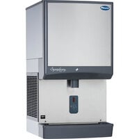 Follett 50CI425A-SI Symphony Countertop Air Cooled Ice Maker / Dispenser - 50 lb.