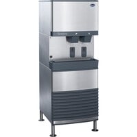 Follett 110FB425A-S 110 FB Series Freestanding Air Cooled Ice Maker and Water Dispenser - 90 lb. Storage