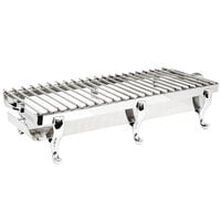 Eastern Tabletop 3258G Park Avenue 41 1/2" Stainless Steel Grill Stand with Removable Grill Top