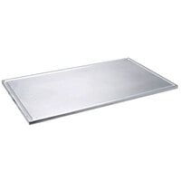 Eastern Tabletop 3257A/T 28" Aluminum Griddle Top with Gravy Drip Catch Lane