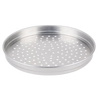 American Metalcraft PHA5107 5100 Series 7" Perforated Heavy Weight Aluminum Straight Sided Self-Stacking Pizza Pan