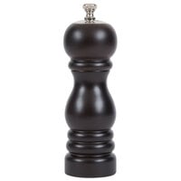 Chef Specialties 06950 Professional Series 6 1/2" Black Duo Pepper Mill and Salt Shaker Combo