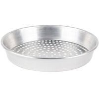 American Metalcraft SPHA90082 8" x 2" Super Perforated Heavy Weight Aluminum Tapered / Nesting Pizza Pan