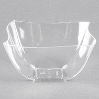 Fineline 180-CL Wavetrends 8 oz. Clear Plastic Bowl - 80/Case