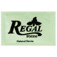 Regal Natural Stevia Sugar Substitute Packet - 1000/Case