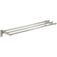 Advance Tabco TTR-3 Stainless Steel Tubular Tray Slide with Fixed Brackets - 47 1/8" x 10"