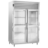 Traulsen RHT232WUT-HHG Stainless Steel 51.6 Cu. Ft. Glass Half Door Two Section Reach In Refrigerator - Specification Line