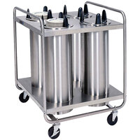 Lakeside 8406 Stainless Steel Heated Four Stack Plate Dispenser for 5 7/8" to 6 1/2" Plates