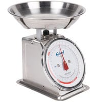 Edlund HDR-2DPB 32 oz. Stainless Steel Portion Scale with 8 1/2" x 8 1/2" Platform and Bowl