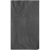Choice 15" x 17" ReadyNap Black Pocket Fold Dinner Napkin - 800/Case