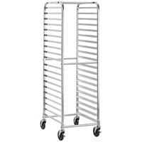 Regency 20 Pan End Load Bun / Sheet Pan Rack with Non-Marking Casters - Unassembled