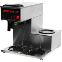 Grindmaster CPO-3RP-15A Portable Pourover Coffee Brewer with 1 Top and 2 Bottom Warmers