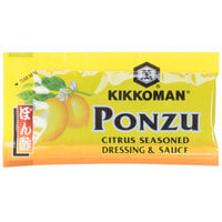 Kikkoman Ponzu Citrus Seasoned Dressing & Sauce 6 mL Packet - 500/Case