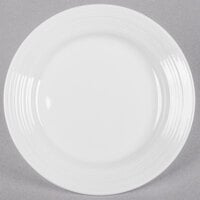 Tuxton FPA-082 Pacifica 8 1/4" Bright White Embossed China Plate - 24/Case