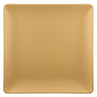 Elite Global Solutions ECO1010SQ Greenovations 10" Rattan-Colored Square Plate - 6/Case