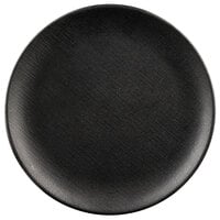 Elite Global Solutions ECO66R Greenovations 6" Black Round Plate - 6/Case