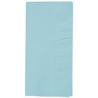 Creative Converting 67157B Pastel Blue 1/8 Fold 2-Ply Paper Dinner Napkin - 600/Case