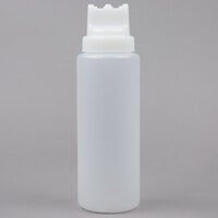 Tablecraft 3263C3 32 oz. SelecTop Wide Mouth Squeeze Bottle with 3 Tips - 12/Pack