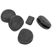 Vollrath 25837-1 5-Piece Replacement Rubber Bumper Set for Roll Top Chafers