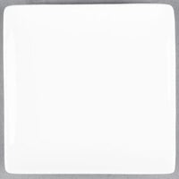 Libbey SL-6C Slate 6 1/4" Ultra Bright White Coupe Square Porcelain Plate - 36/Case