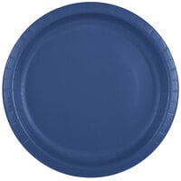 Creative Converting 501137B 10" Navy Blue Paper Plate - 24/Pack