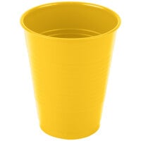 Creative Converting 28102181 16 oz. School Bus Yellow Plastic Cup - 20/Pack