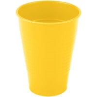 Creative Converting 28102171 12 oz. School Bus Yellow Plastic Cup - 20/Pack