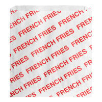 Carnival King 6" x 3/4" x 6 1/2" Extra Large Printed French Fry Bag - 2000/Case
