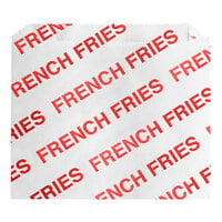 Carnival King 5" x 1" x 4" Large Printed French Fry Bag - 500/Pack