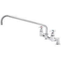 T&S B-0294 18" Deck Mounted Big Flo Mixing Faucet with 8" Centers
