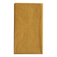 Hoffmaster 180545 Glittering Gold 15" x 17" 2-Ply Paper Dinner Napkin - 125/Pack