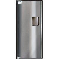 Curtron Service-Pro Series 30 Single Swinging Traffic Door with Laminate Finish - 30" x 84" Door Opening