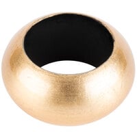 American Atelier 2 3/8" Round Gold Acrylic Napkin Ring by Jay Companies