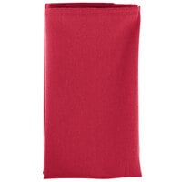 Intedge Hot Pink 100% Polyester Cloth Napkins, 22" x 22" - 12/Pack