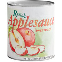 Regal #10 Can Sweetened Applesauce - 6/Case