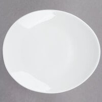 10 Strawberry Street B4514 Izabel Lam Pond 6" x 5" White Oval Bone China Plate - 12/Case