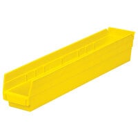 Metro MB30124Y Yellow Nesting Shelf Bin 23 5/8" x 4 1/8" x 4"