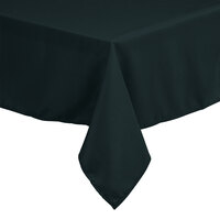 Intedge 54" x 114" Rectangular Hunter Green 100% Polyester Hemmed Cloth Table Cover