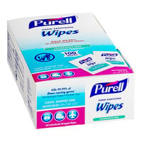 Purell® Hand Sanitizing Wipes 100 Count Box - 10/Case