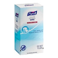 Purell® Cottony Soft Sanitizing Wipes 120 Count Self-Dispensing Display Box - 12/Case