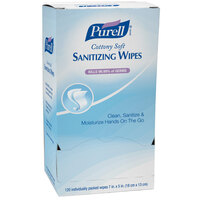 Purell® Cottony Soft Sanitizing Wipes 120 Count Self-Dispensing Display Box - 12/Case